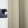 TWOPAGES Pinch Pleat Blackout Curtain for Bedroom, Thermal Insulated Privacy Thick Window Drape, 1 Panel, 84 x 102 Inch, Flax view 3