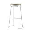 Bar Stool, Kitchen Stool, PU Leather Surface, Sponge Cushion, Metal Frame, 45/65/75cm Sitting Height, Easy to Assemble, Rustic and Retro Style view 1