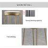 Bar Stool, Kitchen Stool, PU Leather Surface, Sponge Cushion, Metal Frame, 45/65/75cm Sitting Height, Easy to Assemble, Rustic and Retro Style view 4