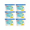 CANAGER Fresh Scent Moisture Absorber Box,Odor Eliminator and Dehumidifier Boxes for Closet,Bedroom,Kitchen,Bathroom-6 Packs,Cups - Traps Moisture for Fresher, Cleaner Air Yellow view 1