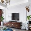 LJYT Lucky Deer HeadHome Retro Style Deer Head,Stag Head Wall Mount,Imitation Deer Head Wall Decoration,Lucky Deer Head Wall Decoration (Color : Natural, Size : 402856cm) view 2