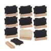 EXCEART 10 Pack Mini Chalkboard Signs Wooden Frame Blackboard Message Boards Perfect for Kitchen Party Wedding Decor view 1