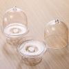 Okllen 36 Pack Mini Cake Plate with Lid, Plastic Cupcake Stand Dome Cover, Clear Small Cake Display Stand for Chocolate, Dessert, Wedding, Birthday, Baby Shower, Tea Party Supplies view 4