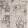 HomeRoots 100% High Grade Polypropylene 4 x 6 Ivory and Beige Abstract Diamonds Area Rug view 1