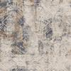 HomeRoots 100% High Grade Polypropylene 4 x 6 Ivory and Beige Abstract Diamonds Area Rug view 4