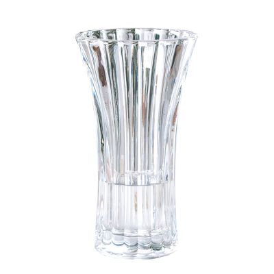 Interior Decoration Vases, Transparent Glass Vase Artificial Flower Fresh Flowers Multifunction Hydroponic Vase(Size:11 * 11 * 19.5cm,Color:B)