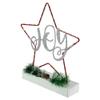 11" LED Lighted Star Silhouette Christmas Joy Sign view 4