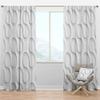 DesignQ Blackout Curtains 'Wave Pattern' Curtains for Bedroom, Curtains for Living Room, Curtains & Drapes - Thermal Insulated -Single Panel -52x95 view 1