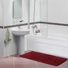 AOACreations Chenille Shag Bath Rug, Shaggy Bathroom Mat, Extra Long Runner 20" x 59", Soft Plush Luxury, High Pile, Absorbent, Non-Slip (Extra Long Runner 50 x 150 cm, Burgundy) view 2