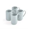 Portmeirion Sophie Conran 14 oz Arbor Collection Mug, Set of 4  Robins Egg, Organic Shape Stoneware Drinkware, Handled Mugs for Coffee, Tea & Hot Cocoa, Easy Care Durable Kitchen Cups view 1
