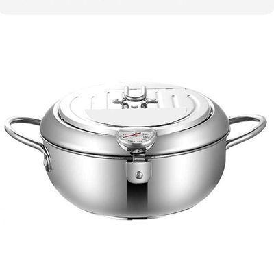 Deep Frying Pot Tempura Fryer Pan (22cm)