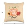 Autumn & Fall Farm Fresh Pumpkins Designs Beautiful Pastel Design, Pumpkin Spice Everything Nice Throw Pillow, 16x16, Multicolor view 4
