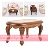 Yoidesu Mini Coffee Table Living Room, Miniature Leisure Tea Table Cocktail Table Model, Simple and Compact Home Decoration Photography Props, 3.7 x 1.97 x 1.65 inches view 4