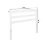AFI, Warren Full Wood Headboard, White view 3