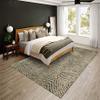 Addison Rugs Bravado ABV33 Mocha 8' x 8' Indoor Outdoor Round Rug, Easy Clean, Machine Washable, Non Shedding, Bedroom, Entry, Living Room, Dining Room, Kitchen, Patio Rug view 2