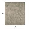 Addison Rugs Bravado ABV33 Mocha 8' x 8' Indoor Outdoor Round Rug, Easy Clean, Machine Washable, Non Shedding, Bedroom, Entry, Living Room, Dining Room, Kitchen, Patio Rug view 3