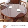 2mm Thick Frosted PVC Table Cover Protector - Plastic Round Tablecloth Desk Pad, Non Slip Clear Mat Sheet/Table Covers for Garden Furniture/Dining Table Covers Waterproof - Custom Size view 4