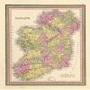 Ireland 1849 by Vintage Maps - 16x20 Art Print Poster view 1