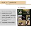 Personalized Blanket with Picture Custom Blanket Name Text Photo Collages Customized Gifts for Family Anniversary Wedding Birthday Soft Cozy Flannel 30"X40" (76x100cm, 6 Collage) view 3