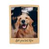 Personalized Blanket with Dog Picture Custom Blanket Name Text Photo Collages Gifts with Dog Cat Pets Picture for Family Friends Souvenirs Soft Cozy Plush 30"X40" (76x100cm, 1 Collage) view 1