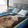Personalized Blanket with Dog Picture Custom Blanket Name Text Photo Collages Gifts with Dog Cat Pets Picture for Family Friends Souvenirs Soft Cozy Plush 30"X40" (76x100cm, 1 Collage) view 4