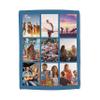Personalized Picture Blanket Custom Blanket with 1-9 Photo Collages Customized Gifts for Family Friends Souvenirs Soft Flannel Birthday 30"X40" (76x100cm, 9 Collage) view 1