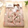 HLCUI Japanese Floor Mattress Futon Mattress, Tatami Mat Sleeping Pad Foldable Roll Up Mattress Boys Girls Dormitory Mattress Pad Kids Floor Lounger Bed,O,180 * 200CM view 1