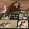 Custom Personalized Throw Blanket with Picture Name Text Custom Blanket with Dogs Pet Photo Collages Gift for Family Friends Souvenirs Birthday 30"X40" (76x100cm, 1-6 Collage) view 4