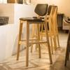 Barstools Modern Bar Stool Upholstered Footrest and Backrest Widen Curved Green Seat Dining Chair for Kitchen | Pub | Caf Patio Bar Counter Stool 25/29 Inch Height Max. Load 200kg for Bistro Pub Ca view 2