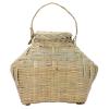 Cabilock Bamboo Hand Basket Outdoor Storage Fishing Basket Natural Storage Container Fish Holder view 1