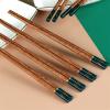 9.8 Inches Long Wenge Wood Chopsticks for Cooking, Nordic Style Reusable Chopsticks Set, 5 Pairs Kitchen Chop Sticks view 4