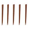 5 Pairs Reusable Chopsticks, Wooden Chopsticks Set Japanese Style, 9" Reusable Chop Sticks for Asian Food view 1