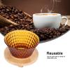 Pour Over Coffee Dripper, Reusable Glass Coffee Dripper Coffee Pot Funnel Coffee Kettle Brewer Accessories(Brown, blue) view 4