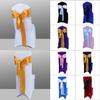Babenest Satin Chair Sashes Ties Upgraded 50 pcs Chair Ribbons Bows for Wedding Banquet Party Christmas Baby Shower Events Decoration (Gold) view 4