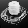 165 Feet Ball Bead Chain, 3mm String Pearls Beads Faux Artificial Pearls Chain Roll Strand Pearls Beads Trim Chain Garlands for Wedding Christmas Tree Decoration(#1-White) view 4