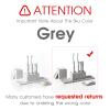 Bathroom Accessory Set Grey, Diatomite, Bathroom Accessories Countertop Complete with Electric Toothbrush Holders, Soap Dish Set view 3
