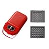 Electric Sandwich and Waffle Maker (Red) view 1