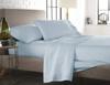 Aspire Linen 550-Thread-Count All Season Pima Cotton 4-Piece Bed Sheets Set Twin Size Fits mattresses Upto 15-18 deep Pocket  Sateen Weave (Solid, Light Blue) view 1