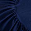 CFYCYHDZHT Bed Cover Room Solid Color Printed Deep Pocket Fitted Sheet, Bedroom Hotel Homestay Single Double King Size Mattress Protector Navy Blue 90200cm+27cm (3pcs) view 4