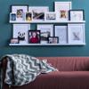 Unknown1 Denver 56 Inch Floating Shelves White Picture Ledge (Set of 2) MDF Matte Includes Hardware view 2
