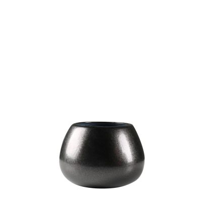 Indoor Gardening Black Ceramic Vase, Multifunction Artificial Flower Decorative Ornaments Living Room Bedroom Decorative Vase(Size:1420CM)