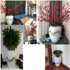 Indoor Gardening Black Ceramic Vase, Multifunction Artificial Flower Decorative Ornaments Living Room Bedroom Decorative Vase(Size:1420CM) view 4