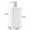 Okllen 12 Pack 16 Oz Plastic Pump Bottles, Empty Refillable Container Liquid Soap Dispenser for Shampoo, Lotion, Cleaning Products, Kitchen, Bathroom, White Square view 2