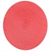 HODJOY Placemats Set of 6, Round Placemats for Dining Table, Washable Non-Slip Placemats for Velentine, 15 inches (Pink Red) view 2
