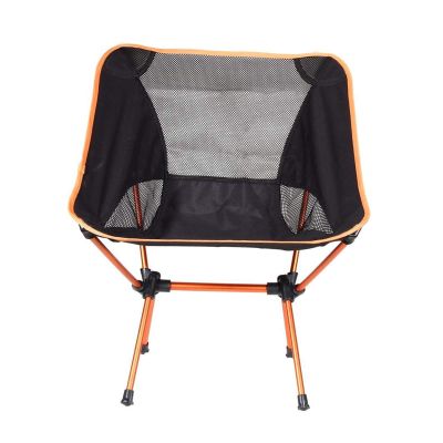 Nuojie Camping Folding Chair Outdoor Portable Camping Chair Lightweight Folding Beach Chair Seat Stool Fishing Camping Camping Hiking Beach Picnic Chair (Color : Yellow)