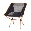 Nuojie Camping Folding Chair Outdoor Portable Camping Chair Lightweight Folding Beach Chair Seat Stool Fishing Camping Camping Hiking Beach Picnic Chair (Color : Yellow) view 3