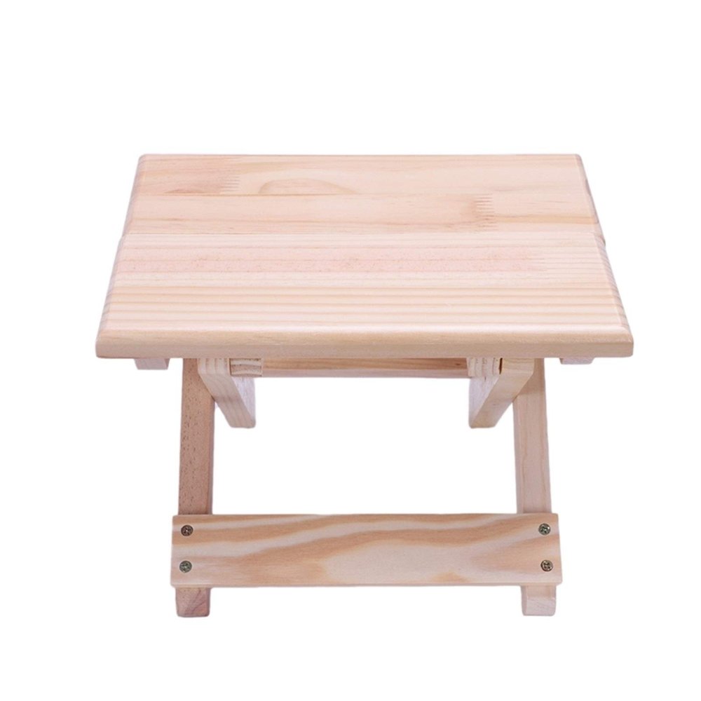 Nuojie Camping Folding Chair Portable Beach Chair Simple Wooden Folding Stool Outdoor Furniture Fishing Chair Modern Small Stool Camping Chair (Color : Yellow)