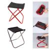 Nuojie Camping Folding Chair Portable Outdoor Folding Stool Camping Fishing Picnic Chair Small Seat (Color : Sliver) view 4