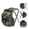Nuojie Camping Folding Chair Folding Outdoor Fishing Chair Bag Camping Stool Portable Backpack Freezer Insulation Picnic Bag Hiking Seat Table Bag (Color : G100267A) view 3