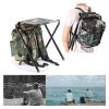 Nuojie Camping Folding Chair Folding Outdoor Fishing Chair Bag Camping Stool Portable Backpack Freezer Insulation Picnic Bag Hiking Seat Table Bag (Color : G100267A) view 4